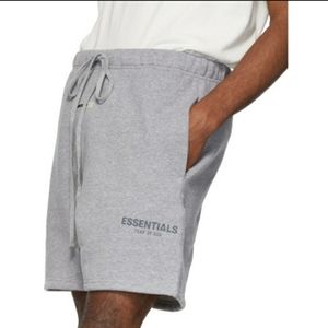 Essentials Grey Sweat Shorts
